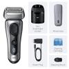 image:imageBraun Series 8 Electric Shaver Shaving Kit with 41 Shaving Elements Precision Long Hair Trimmer SmartCare Center PowerCase