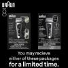 image:imageBraun Series 8 Electric Shaver Shaving Kit with 41 Shaving Elements Precision Long Hair Trimmer SmartCare Center PowerCase