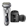 image:imageBraun Electric Razor for Men Foil Shaver with Precision Beard Trimmer Rechargeable Wet amp Dry Clean amp Charge Station and Leather Travel Case 6 Piece Set9291cc