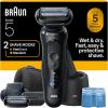 image:imageBraun Electric Razor for Men Series 5 Electric Shaver Precision Trimmer Extra Shaver Head 4in1 Clean amp Charge Center S5 5165ps