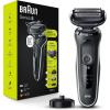 image:imageBraun Electric Shaver for Men Series 5 5150cs Wet amp Dry Razor Turbo Shaving Mode Foil Shaver with Beard Trimmer Body Groomer and Charging Stand BlueSilver