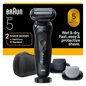 image:imageBraun Electric Razor for Men Series 5 Beard Shaver Electric Shaver with Body Groomer and Travel Case S5 5155cs