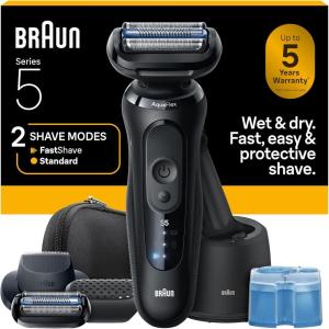 image:imageBraun Electric Razor for Men Series 5 Electric Shaver Precision Trimmer Extra Shaver Head 4in1 Clean amp Charge Center S5 5165ps
