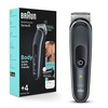 image:imageBraun Body Groomer Series 5 5360 Body Groomer for Men for Chest Armpits Groin SkinSecure Technology for Gentle Use and Clean Shave Attachment Waterproof Cordless with 100min Run Time