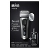 image:imageBraun Electric Razor for Men Series 8 8457cc Electric Foil Shaver with Precision Beard Trimmer Cleaning amp Charging SmartCare Center Galvano Silver